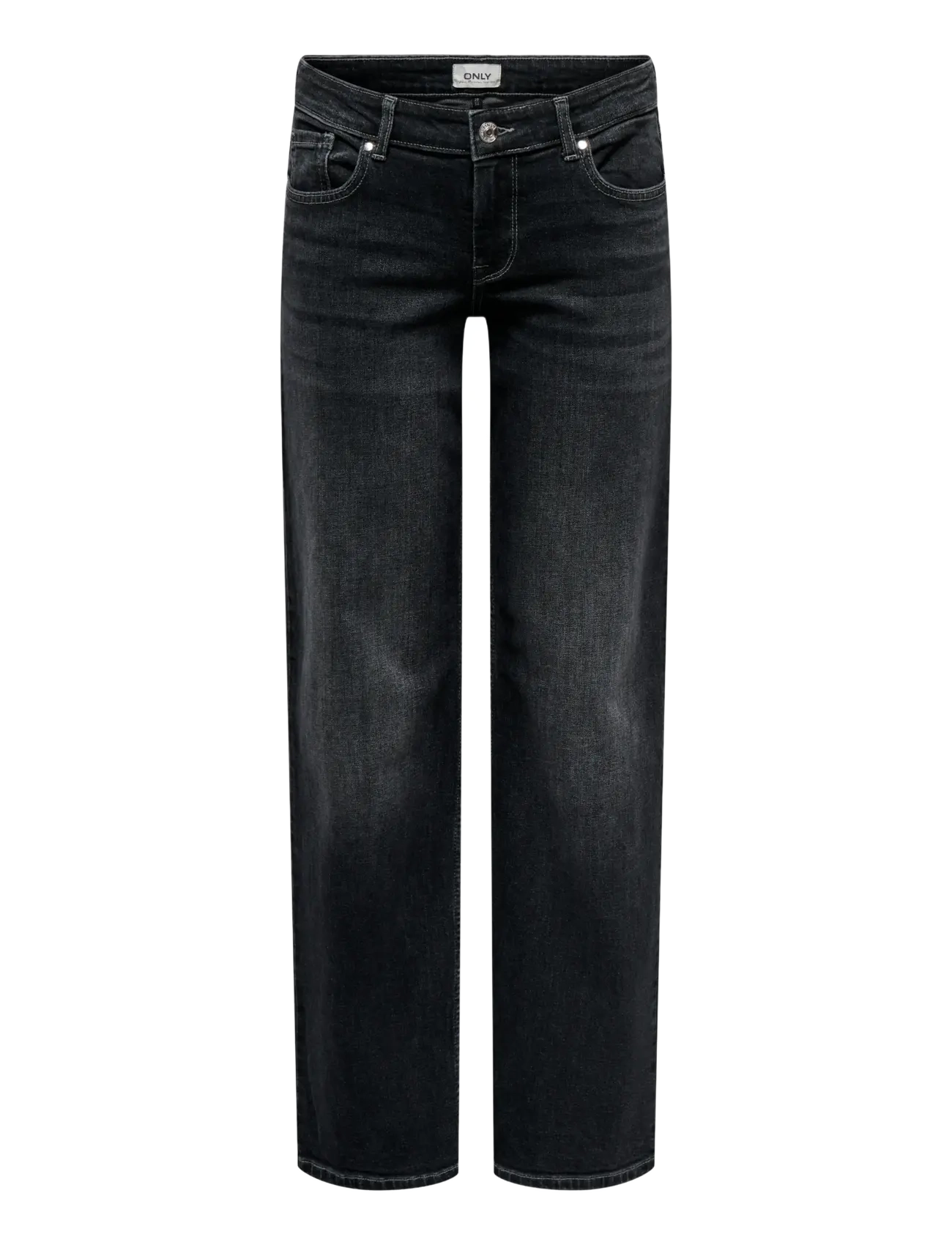 ONLY ONLJUDY-O LW WIDE LEG DNM TAI850 NOOS - ONLY - WASHED BLACK / black
