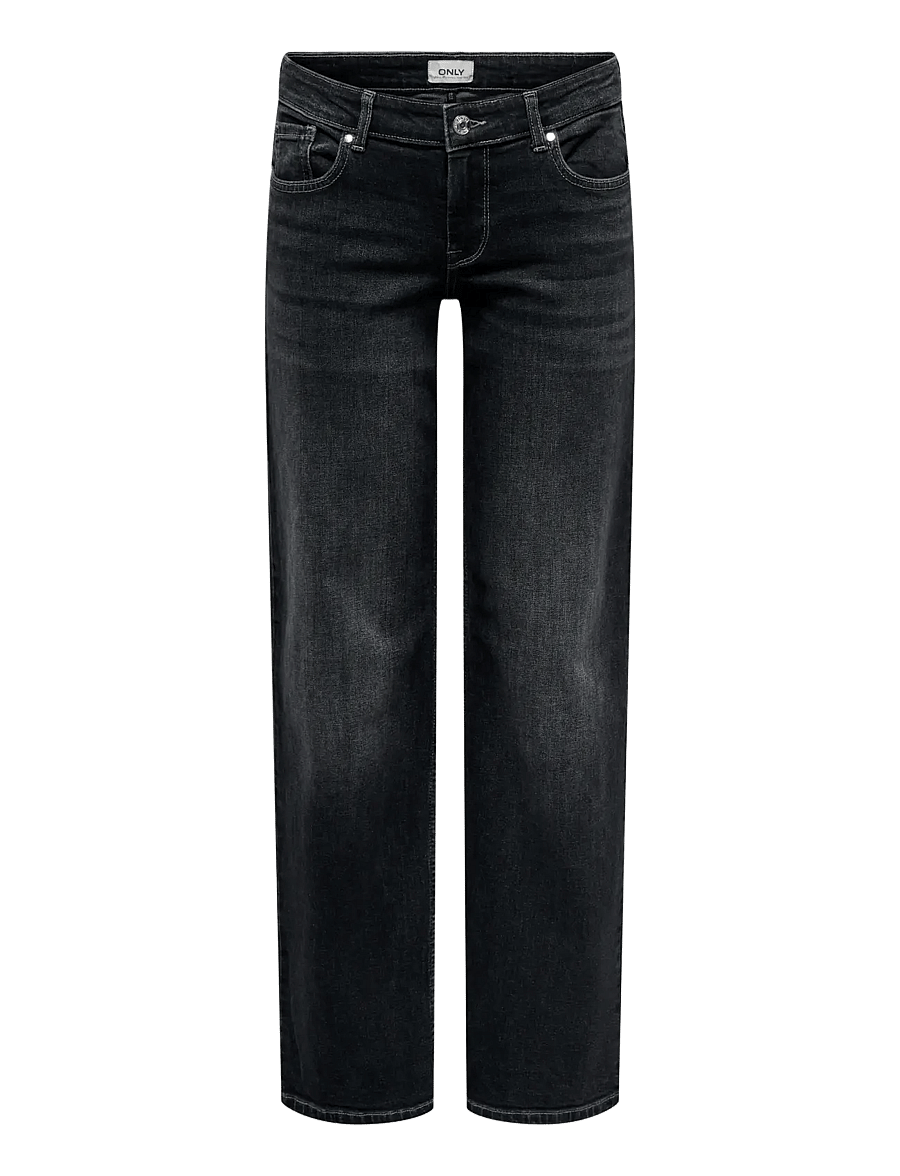 ONLY - ONLJUDY-O LW WIDE LEG DNM TAI850 NOOS - laia säärega teksad - washed black - 1
