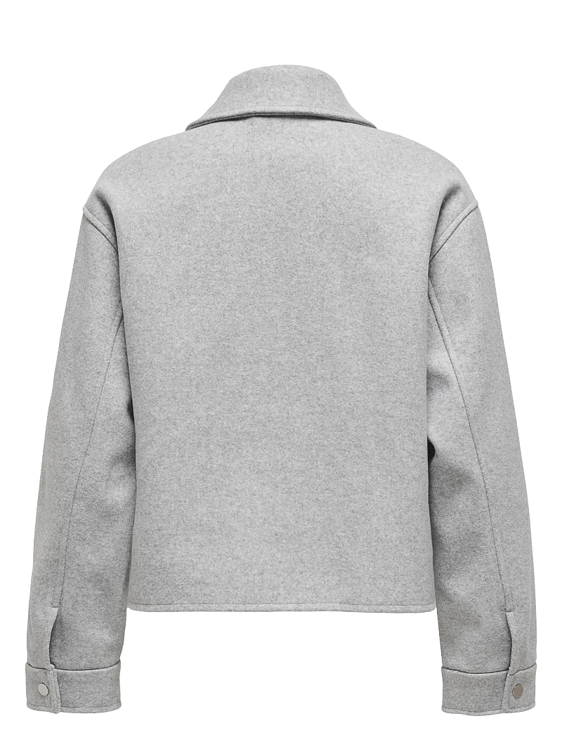 ONLY - ONLNANCY LIFE CARGO JACKET CS OTW - herbstjacken - light grey melange - 1