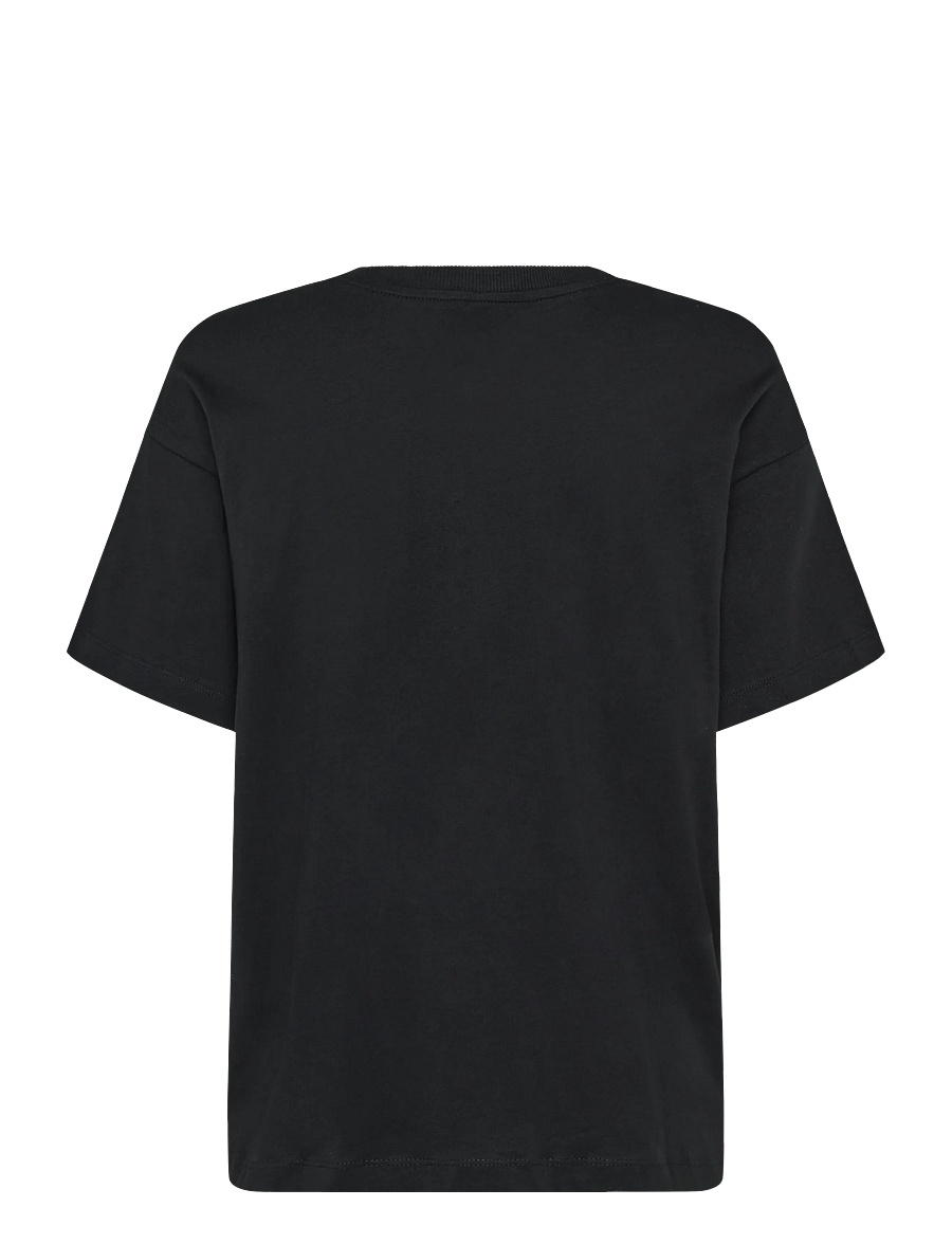 ONLY - ONLVIVVI S/S LOVELY TOP JRS - t-shirts - black - 1