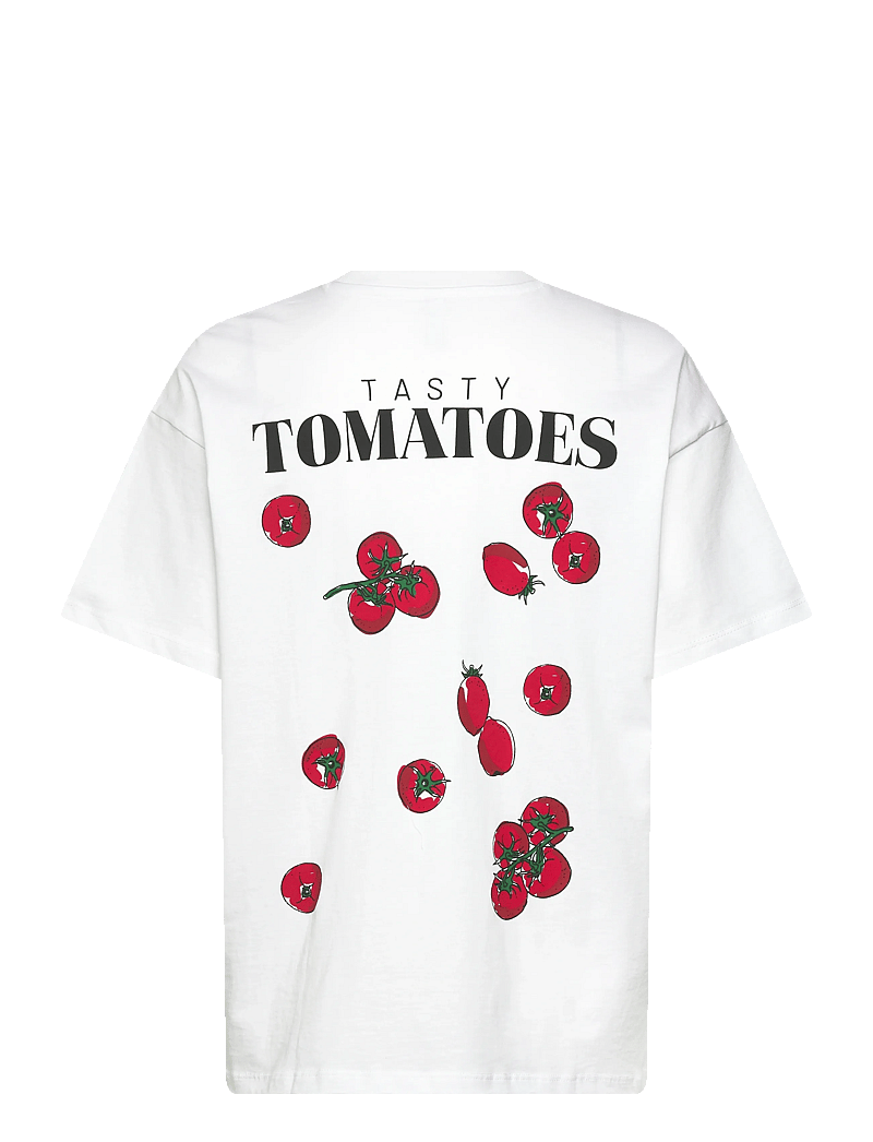 ONLY - ONLVIVVI S/S LOVELY TOP JRS - t-shirts - bright white - 1