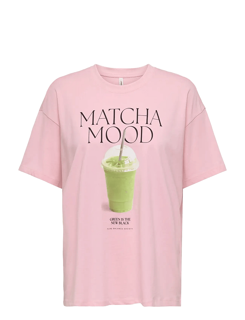 ONLY - ONLVIVVI S/S LOVELY TOP JRS - t-shirts - romance rose - 1