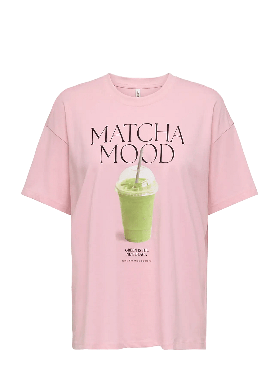 ONLY - ONLVIVVI S/S LOVELY TOP JRS - t-shirts - romance rose - 1