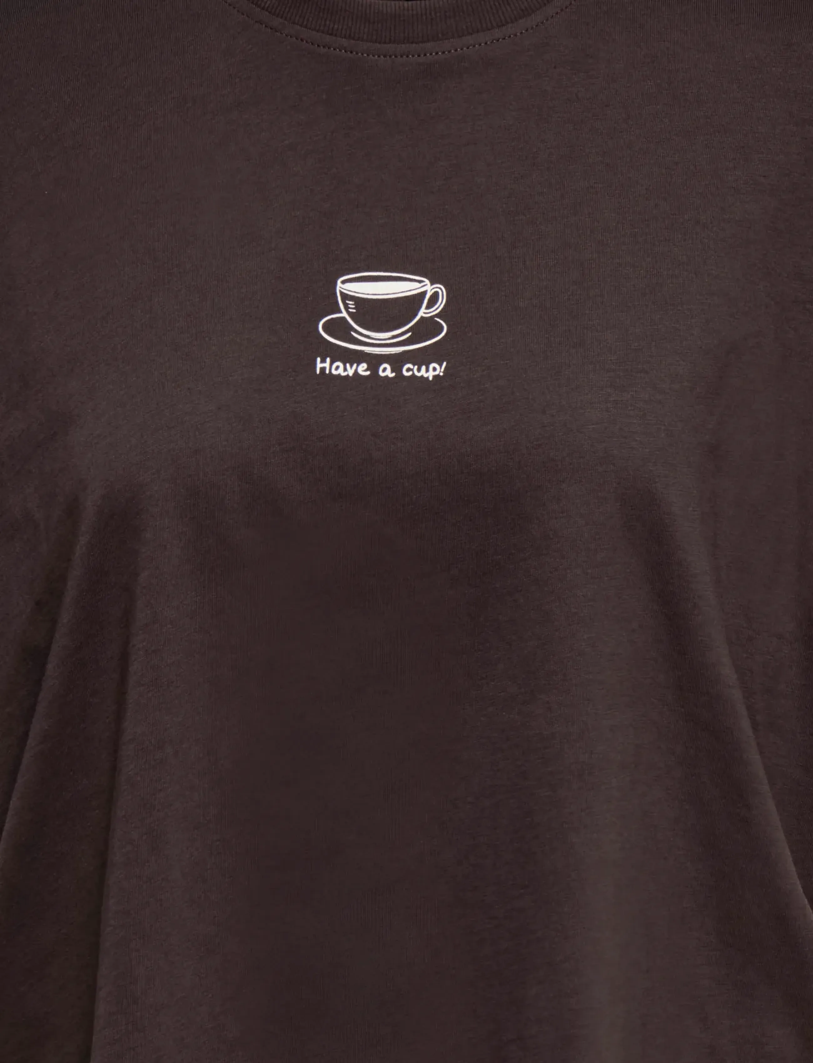 ONLY - ONLVIVVI S/S LOVELY TOP JRS - t-shirts - seal brown - 2