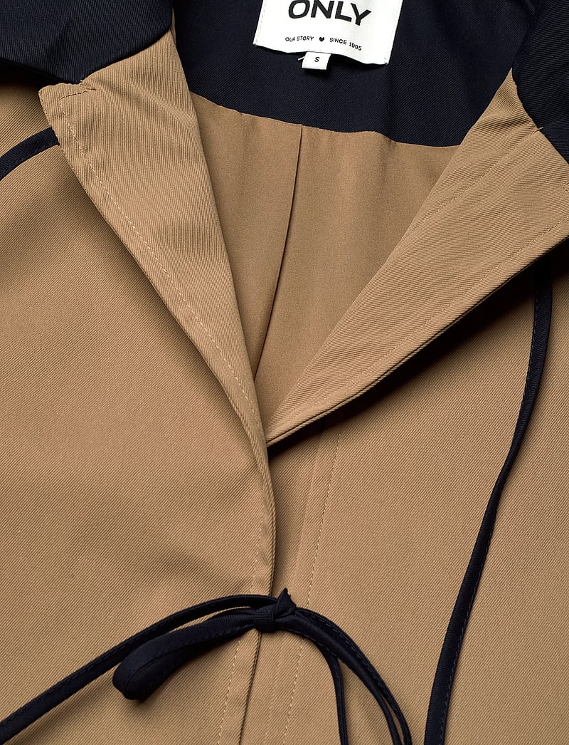 ONLY - ONLORCHID LONG BOW COAT CS OTW - trenchcoats - ermine - 2