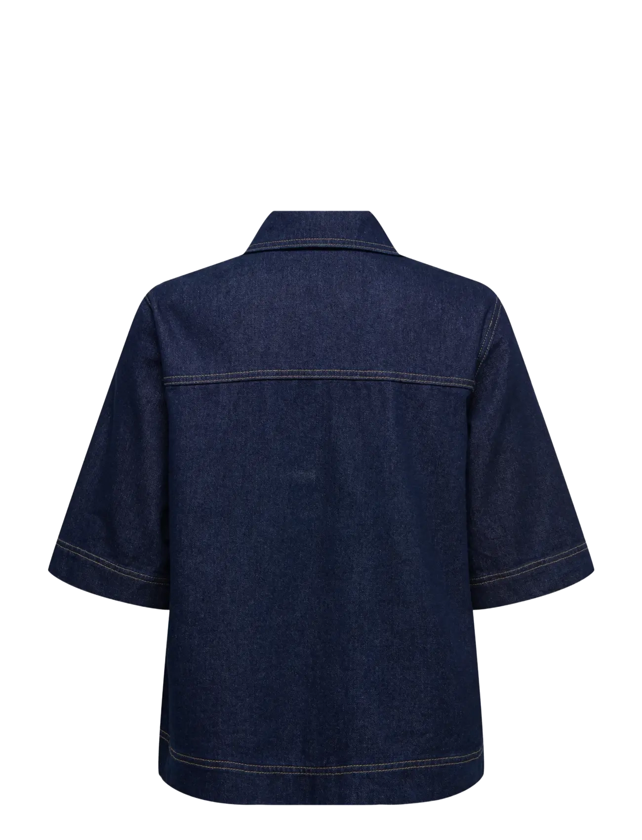 ONLY - ONLBELLE S/S SHIRT DNM GUA NOOS - koszule dżinsowe - dark blue denim - 2