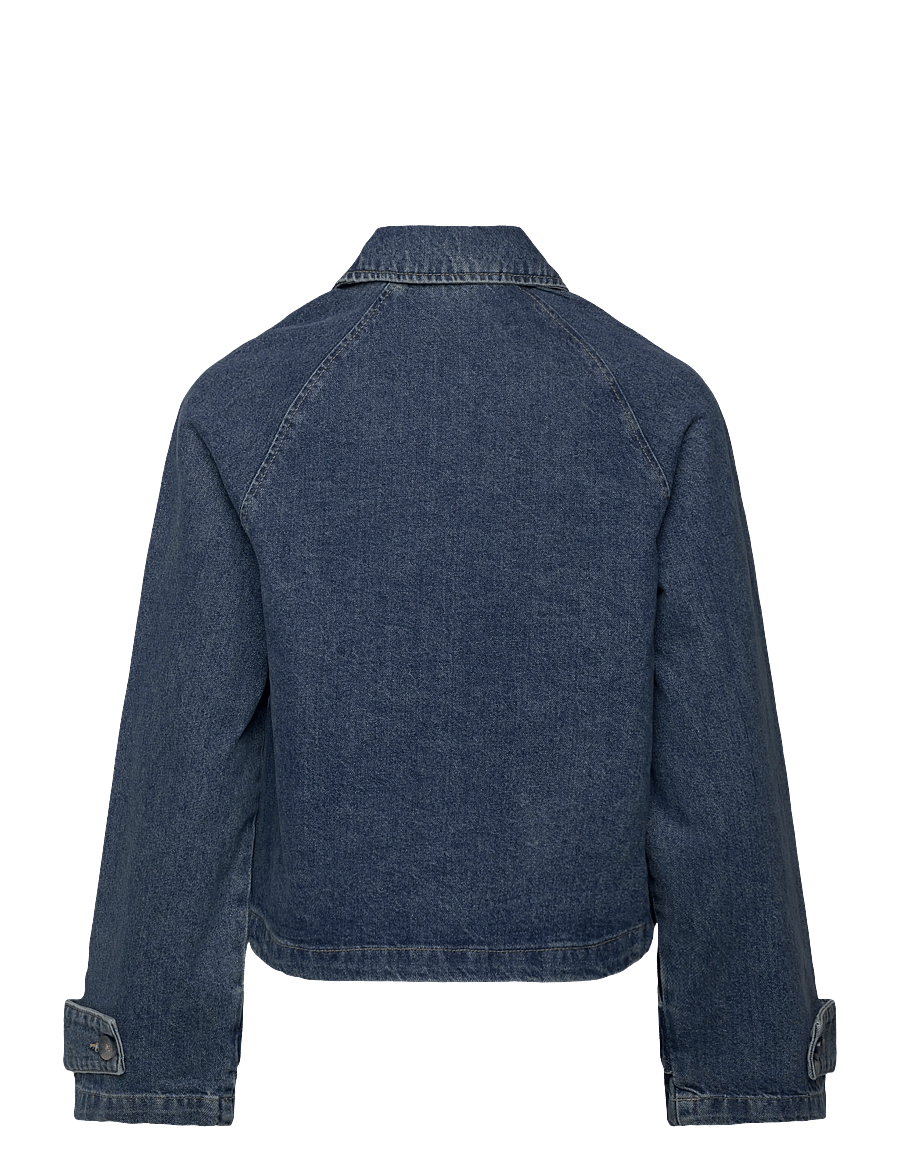 ONLY - ONLAPRIL SHORT DNM TRENCH AKM - frühlingsjacken - light blue denim - 2