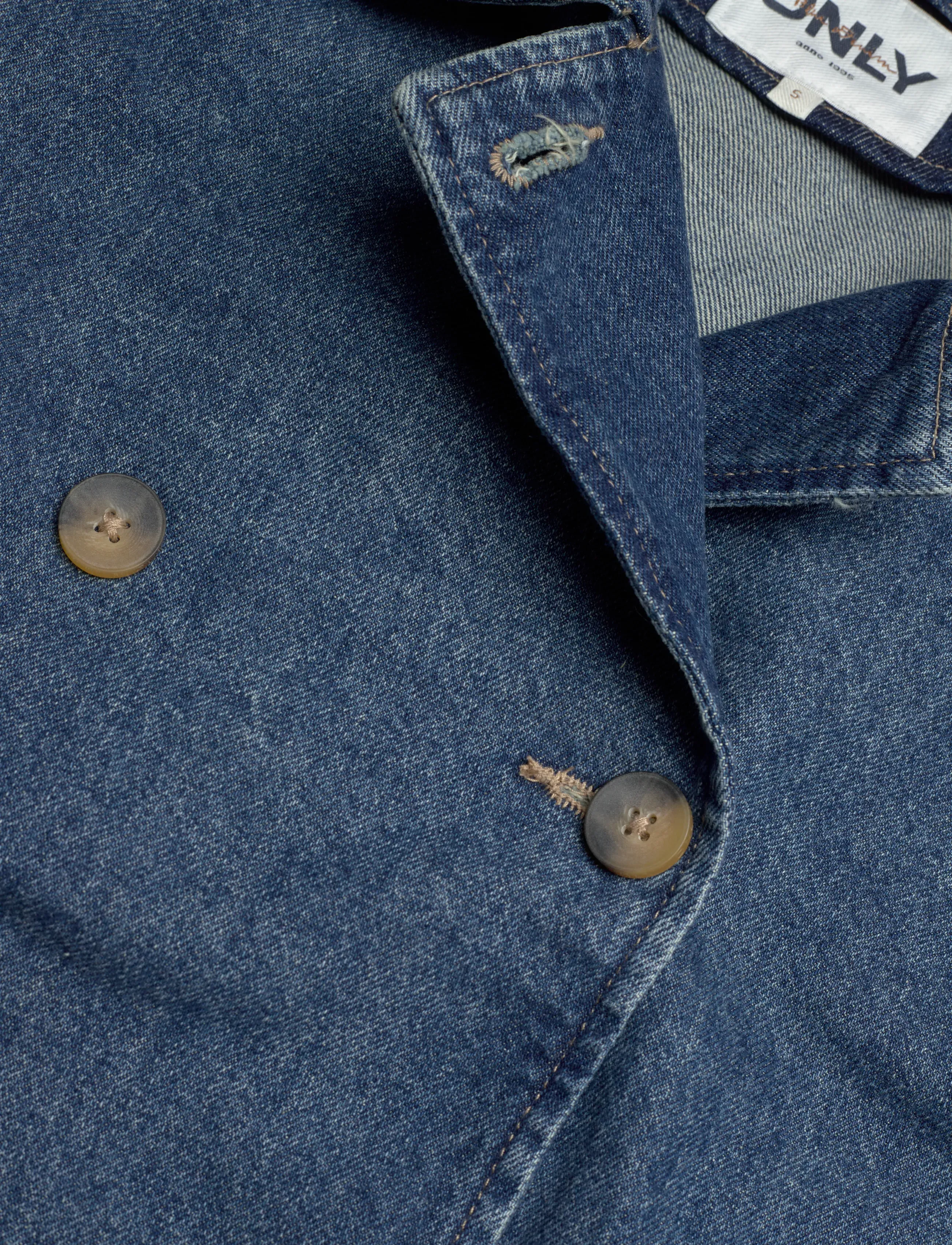 ONLY - ONLAPRIL SHORT DNM TRENCH AKM - frühlingsjacken - light blue denim - 3