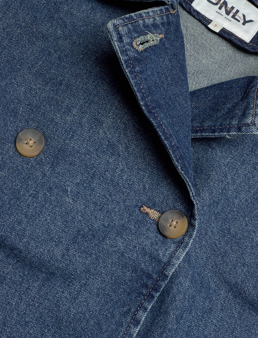 ONLY - ONLAPRIL SHORT DNM TRENCH AKM - frühlingsjacken - light blue denim - 3
