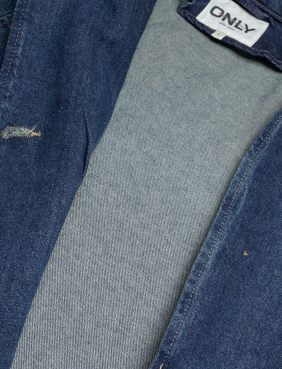 ONLY - ONLAPRIL SHORT DNM TRENCH AKM - frühlingsjacken - light blue denim - 5