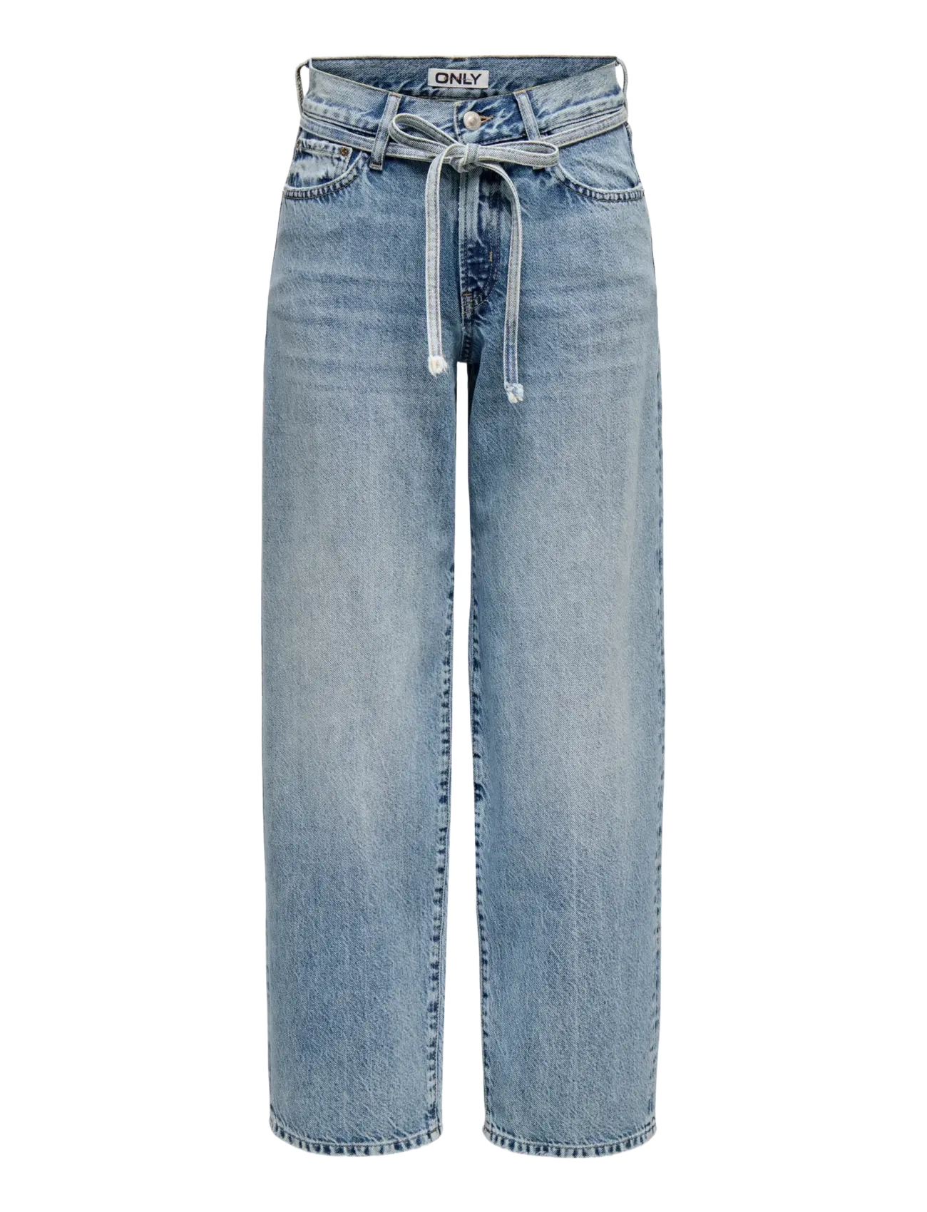 ONLGIANNA MW STRAIGHT DOT450 DNM NOOS - LIGHT BLUE DENIM