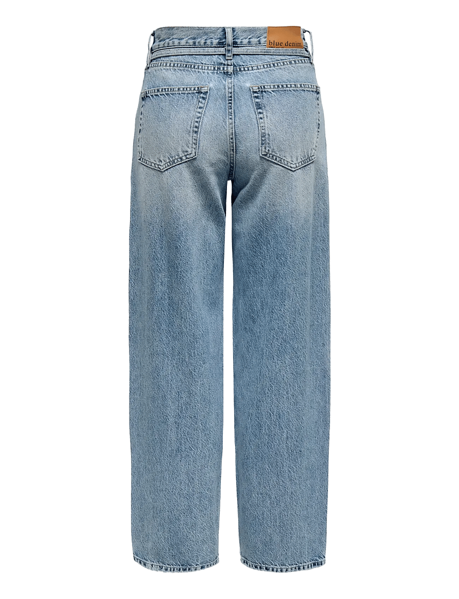 ONLY - ONLGIANNA MW STRAIGHT DOT450 DNM NOOS - light blue denim - 2