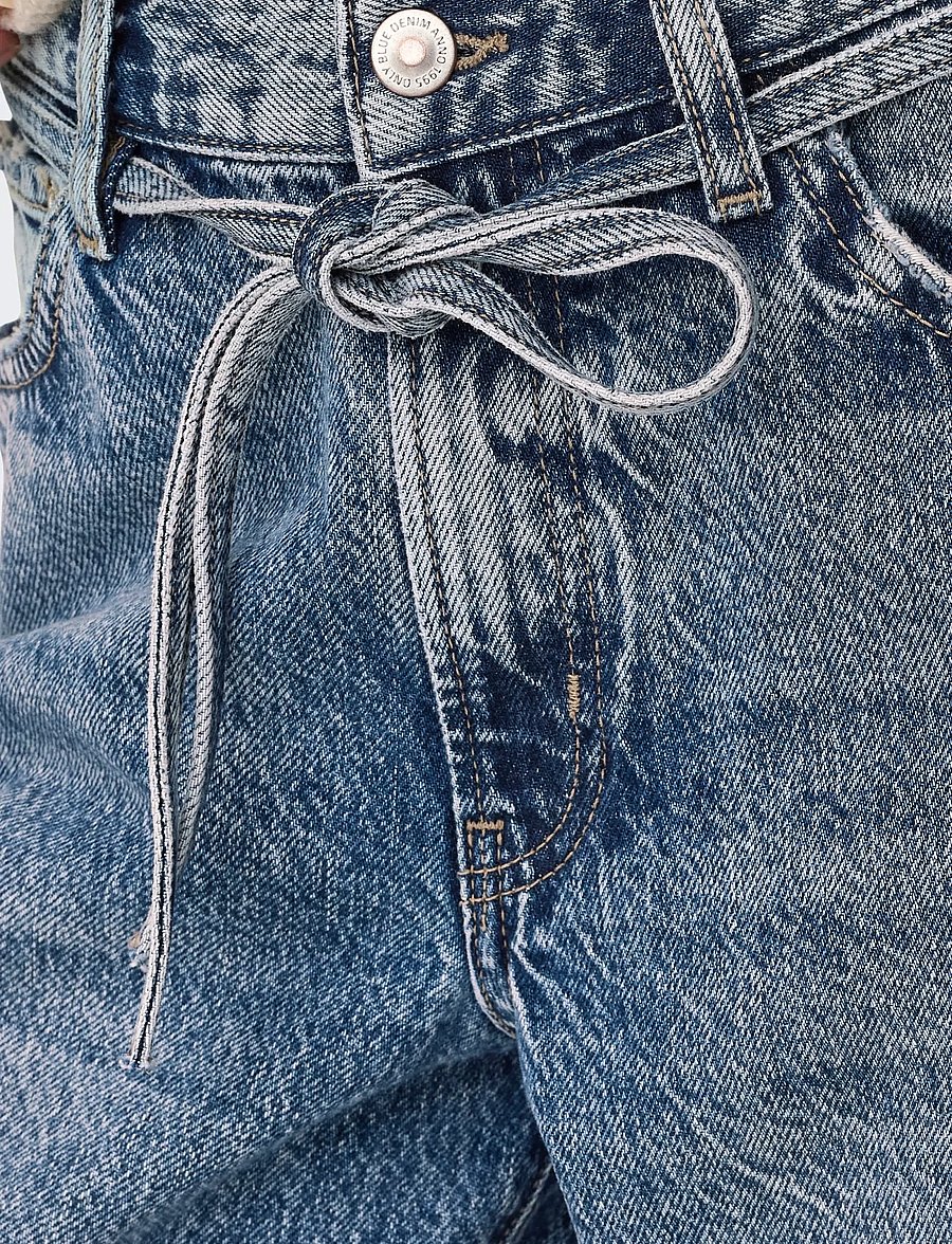 ONLY - ONLGIANNA MW STRAIGHT DOT450 DNM NOOS - light blue denim - 5