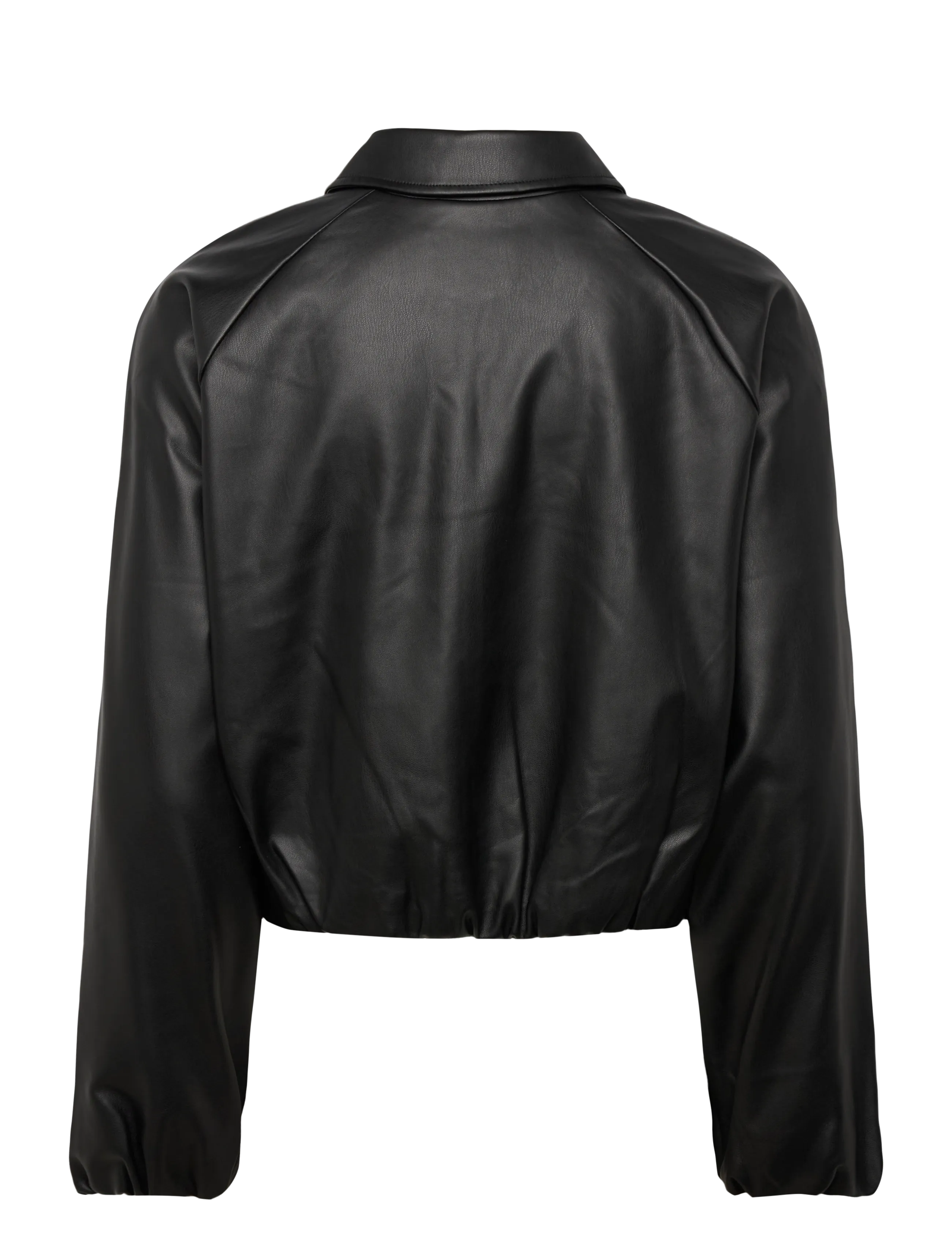 ONLY - ONLSARAMY FAUX LEATHER BOMBER CC OTW - spring jackets - black - 2