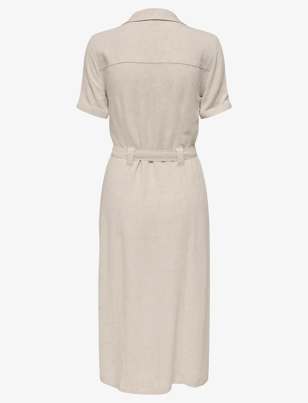 ONLY - ONLSIESTA SS LIN BL SHIRT DRESS PNT NOOS - skjortekjoler - moonbeam - 2