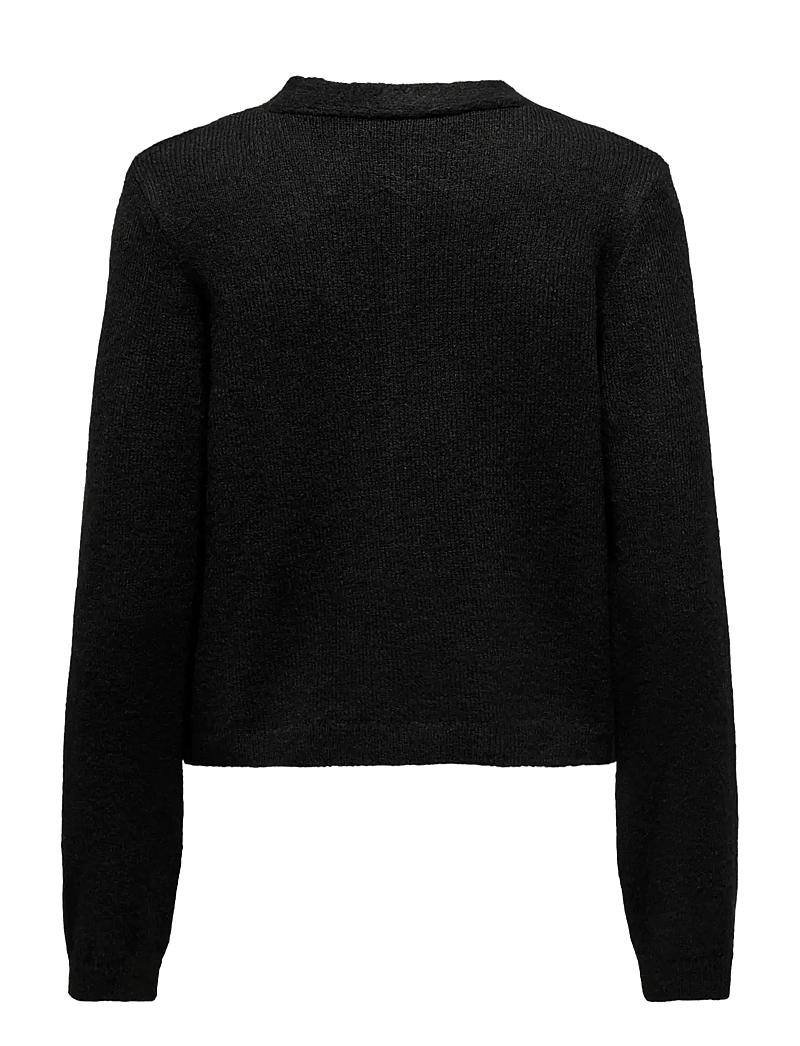 ONLY - ONLDONNA LS V-NECK PULLOVER KNT - sviitrid - black - 1