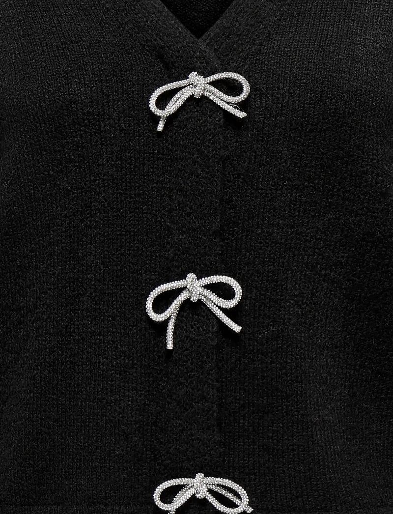 ONLY - ONLDONNA LS V-NECK PULLOVER KNT - sviitrid - black - 2