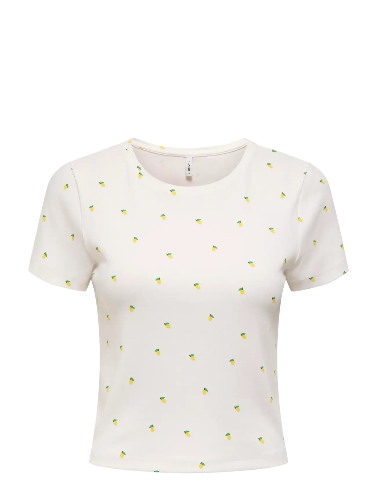 ONLY ONLFENJA S/S AOP TOP JRS NOOS - T-Shirts & Tops - CLOUD DANCER / cream
