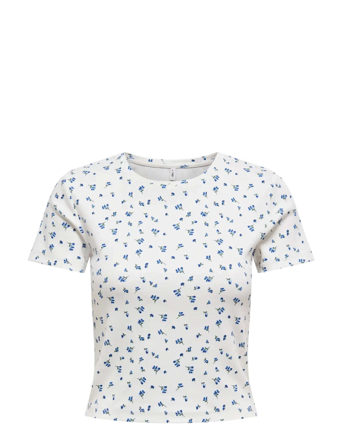 ONLY Onlfenja S/S Aop Oberteil Jrs Noos Weiß - L - Damen