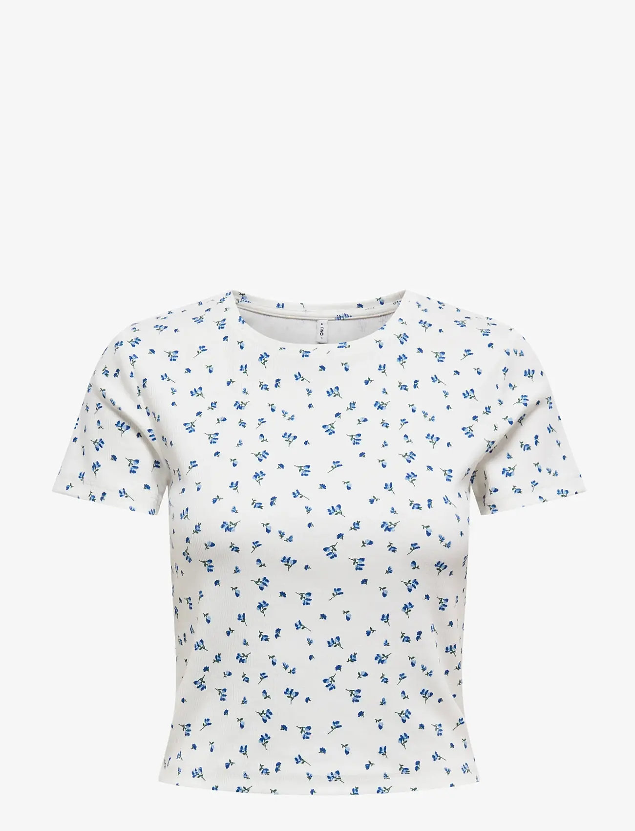 ONLY - ONLFENJA S/S AOP TOP JRS NOOS - t-shirts - cloud dancer - 1