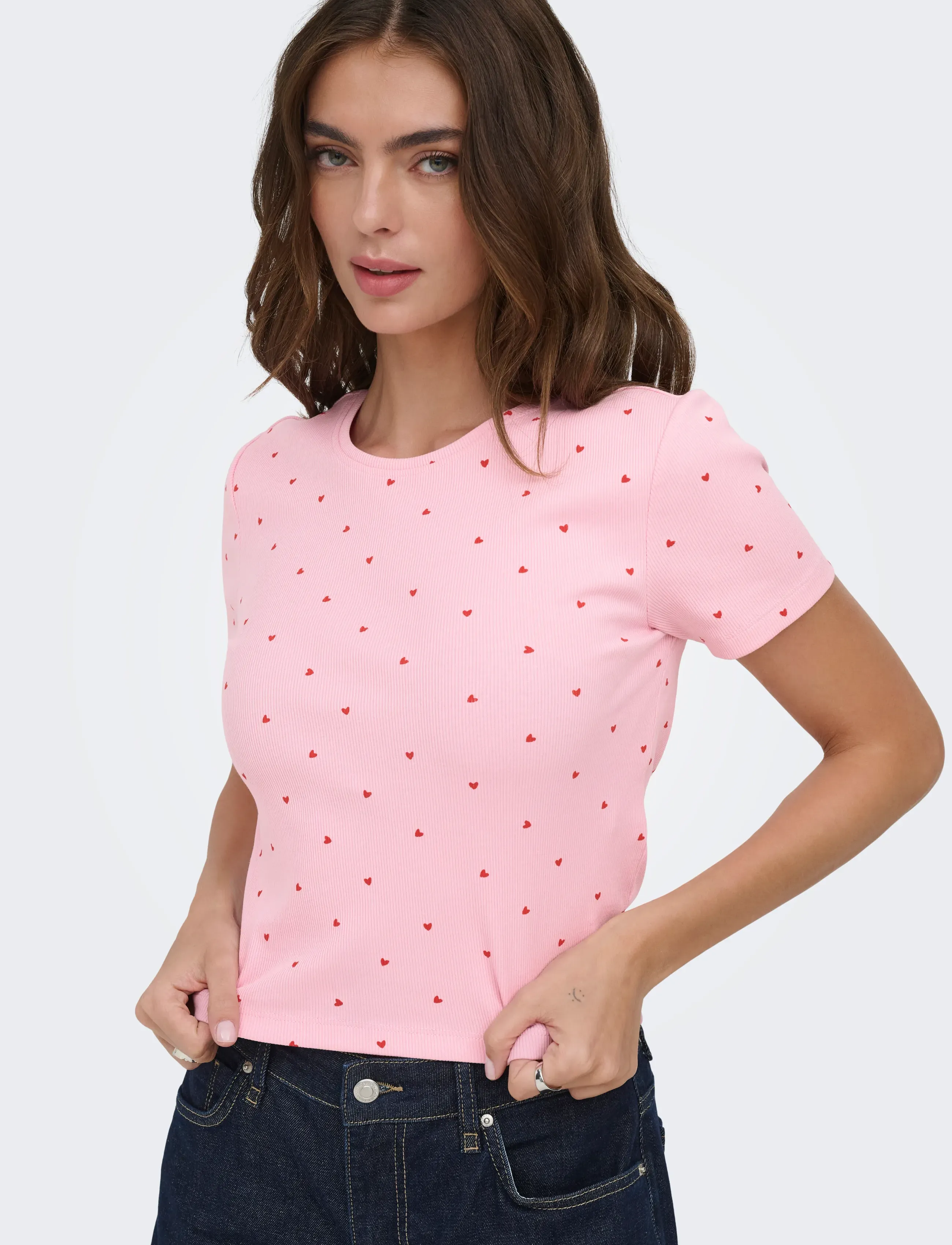 ONLY Onlfenja S/S Aop Top Jrs Noos t-shirts dam – bild 6
