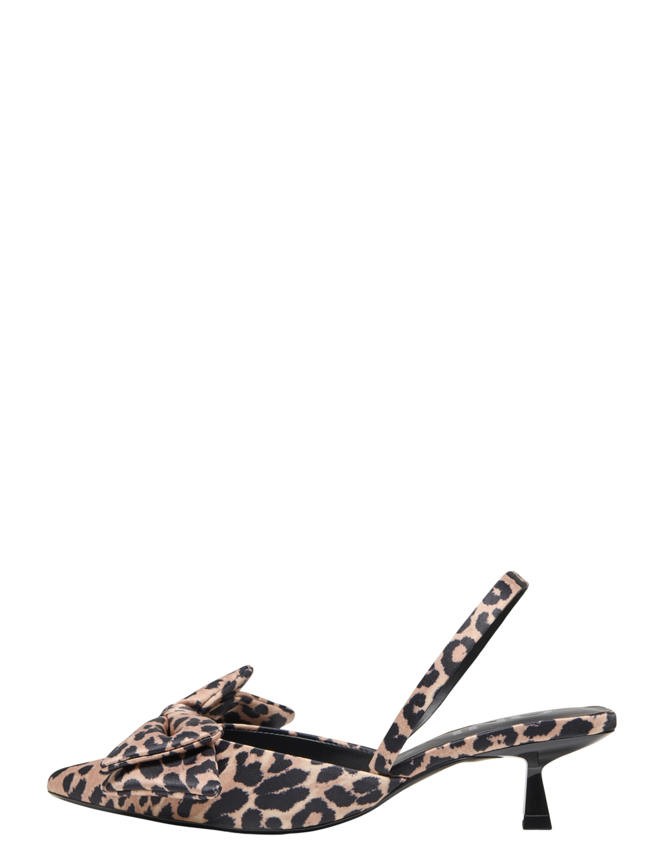 ONLY Onlcoco-6 Bow Leo Slingback Pump, Kvinder, Leopardprint Slingback Pumps Med Sløjfe, Brun, Str: 36