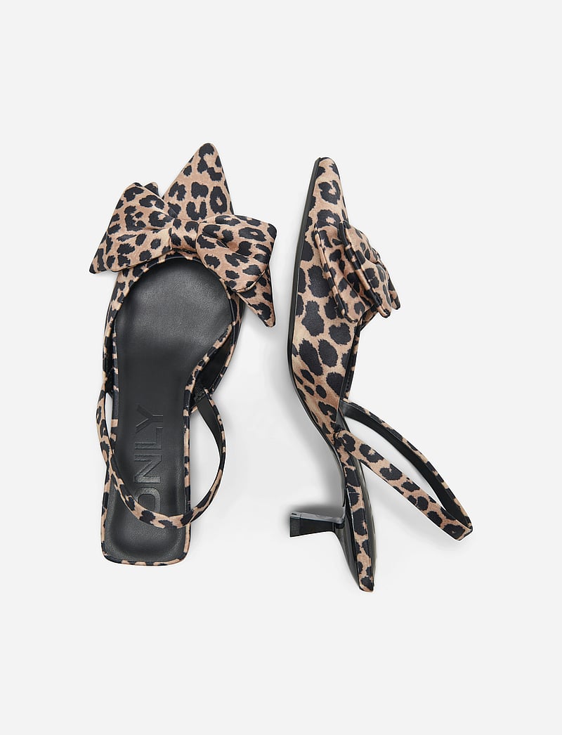 ONLY - ONLCOCO-6 BOW LEO SLINGBACK PUMP - högklackade slingbacks - sand - 2