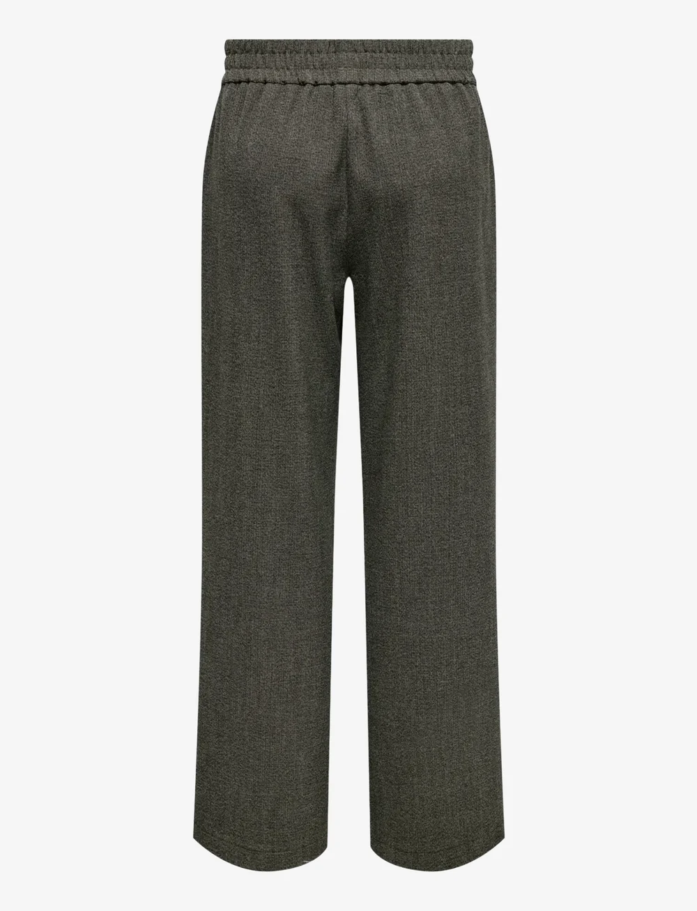 ONLY - ONLDELL MW WIDE PULL-UP PANT TLR NOOS - raka byxor - black - 2