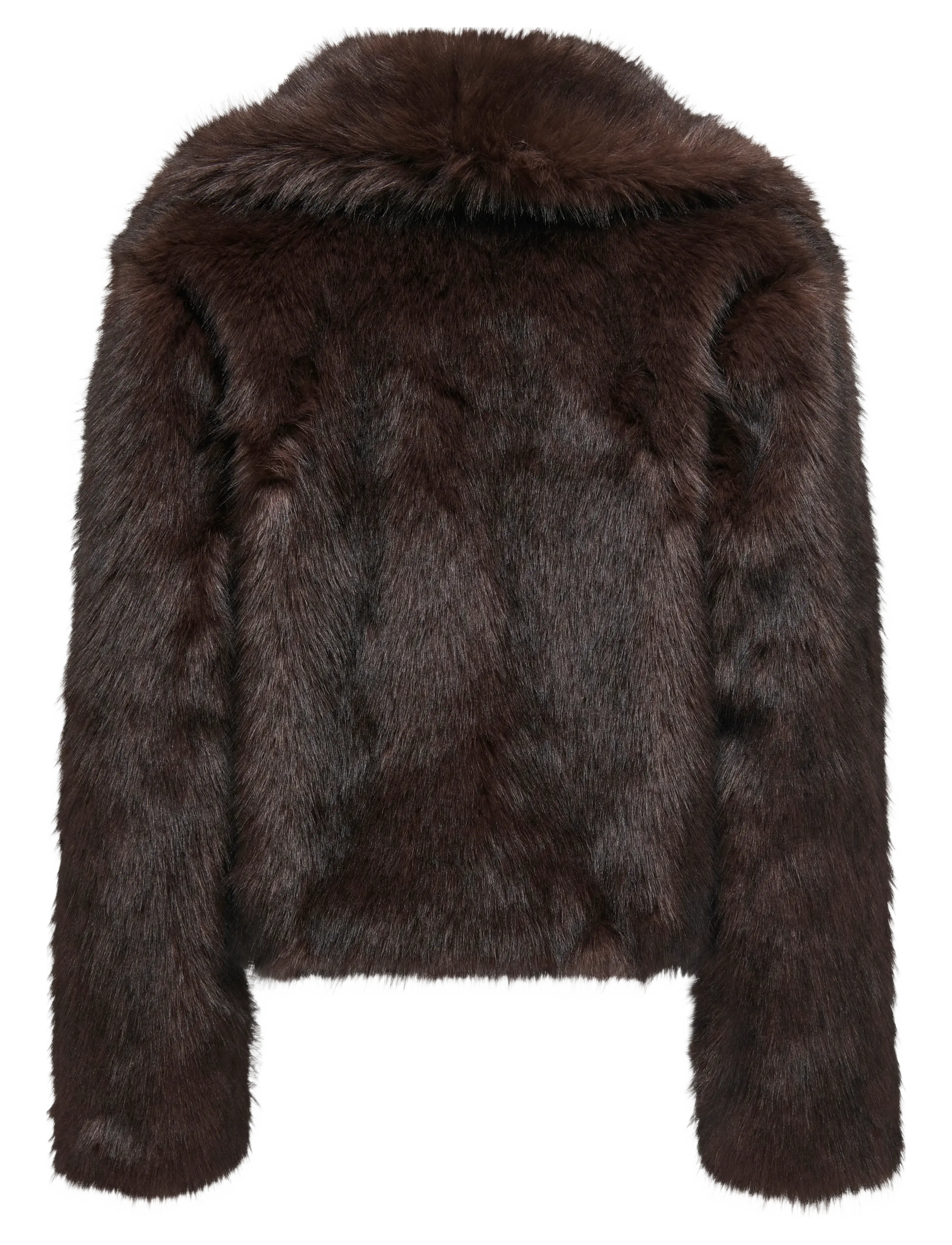 ONLY - ONLDAWN LIFE FAUX FUR JACKET CC OTW - chocolate torte - 1