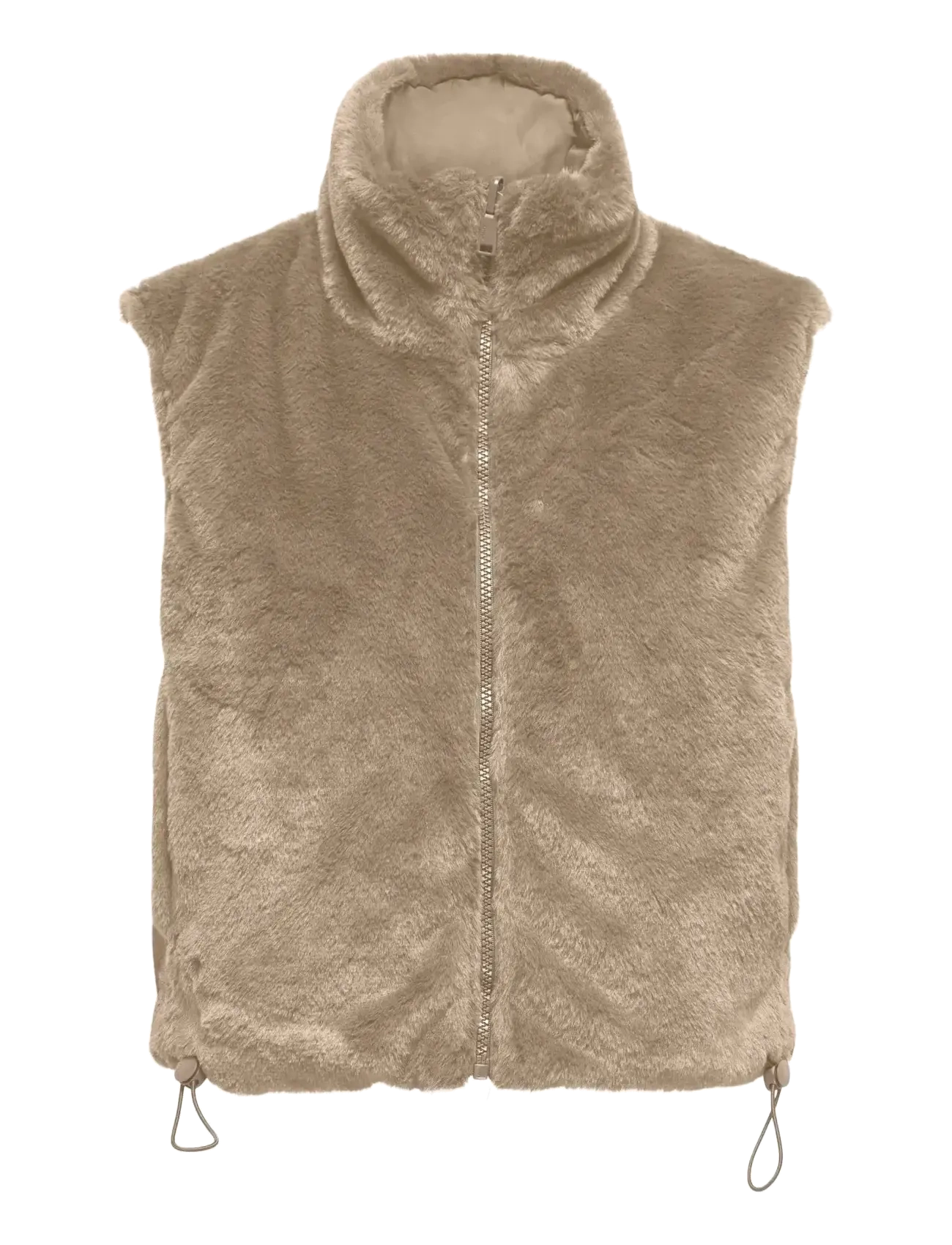 ONLY Onldana Kunstpelz Rev.Weste Otw Cc Beige - XS - Damen