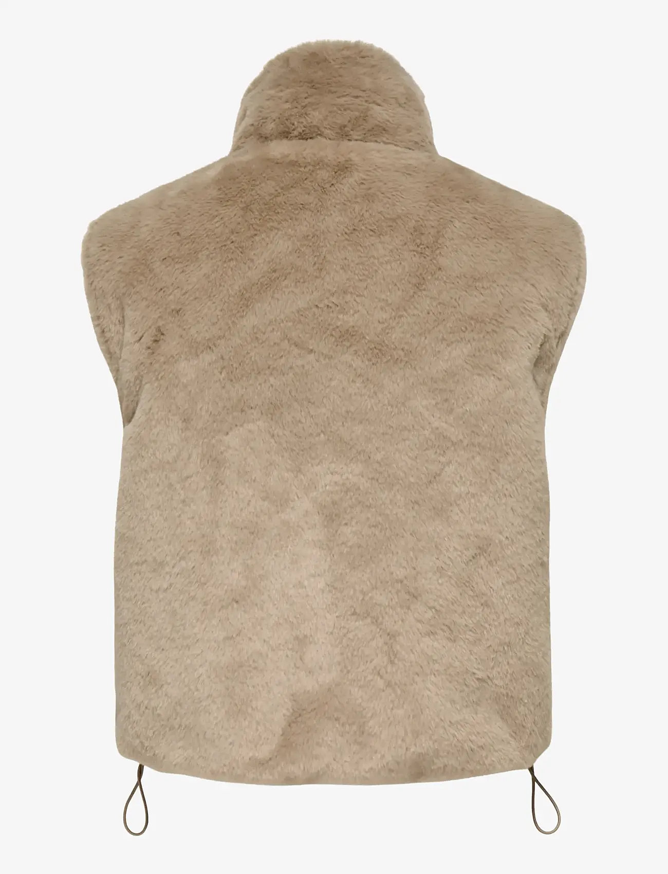 ONLY - ONLDANA FAUX FUR REV.WAISTCOAT OTW CC - efterårsjakker - silver mink - 2
