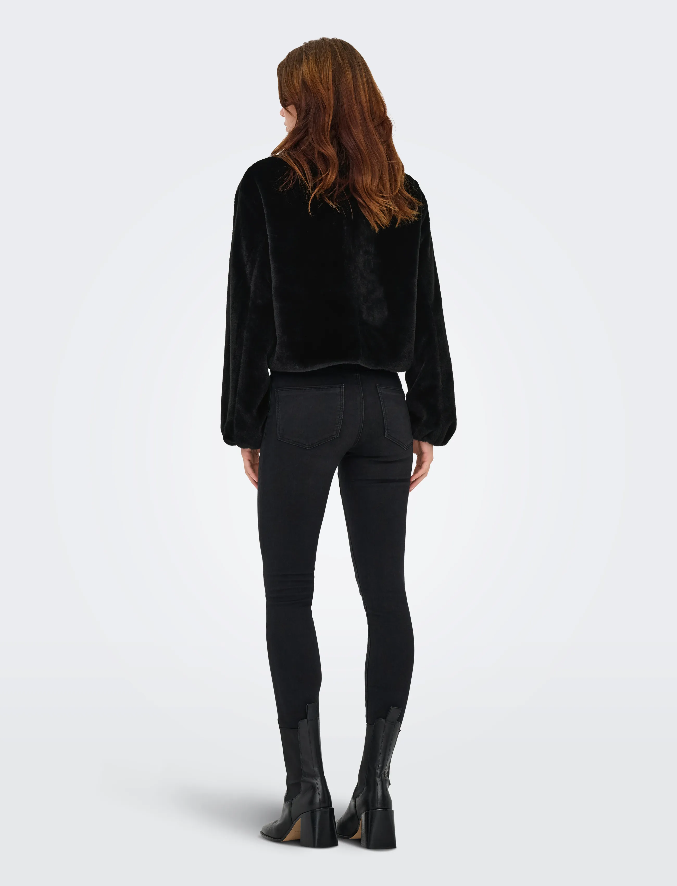 ONLY - ONLDANA FAUX FUR JACKET CC OTW - faux fur - black - 3