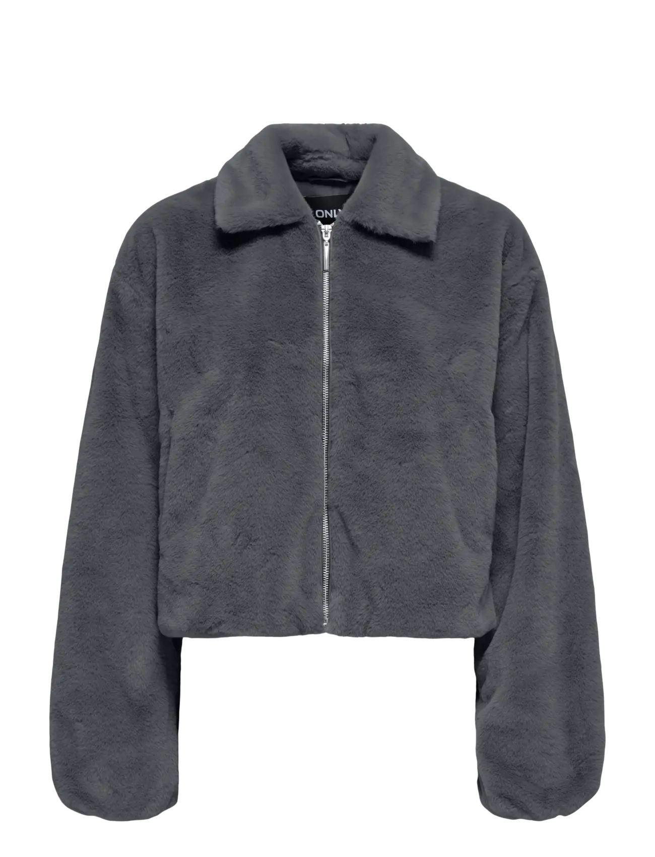 ONLY ONLDANA FAUX FUR JACKET CC OTW - Jackets & Coats - BLACKENED PEARL / grey