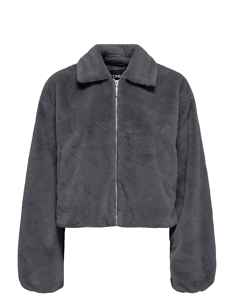 ONLY - ONLDANA FAUX FUR JACKET CC OTW - faux fur - blackened pearl - 0