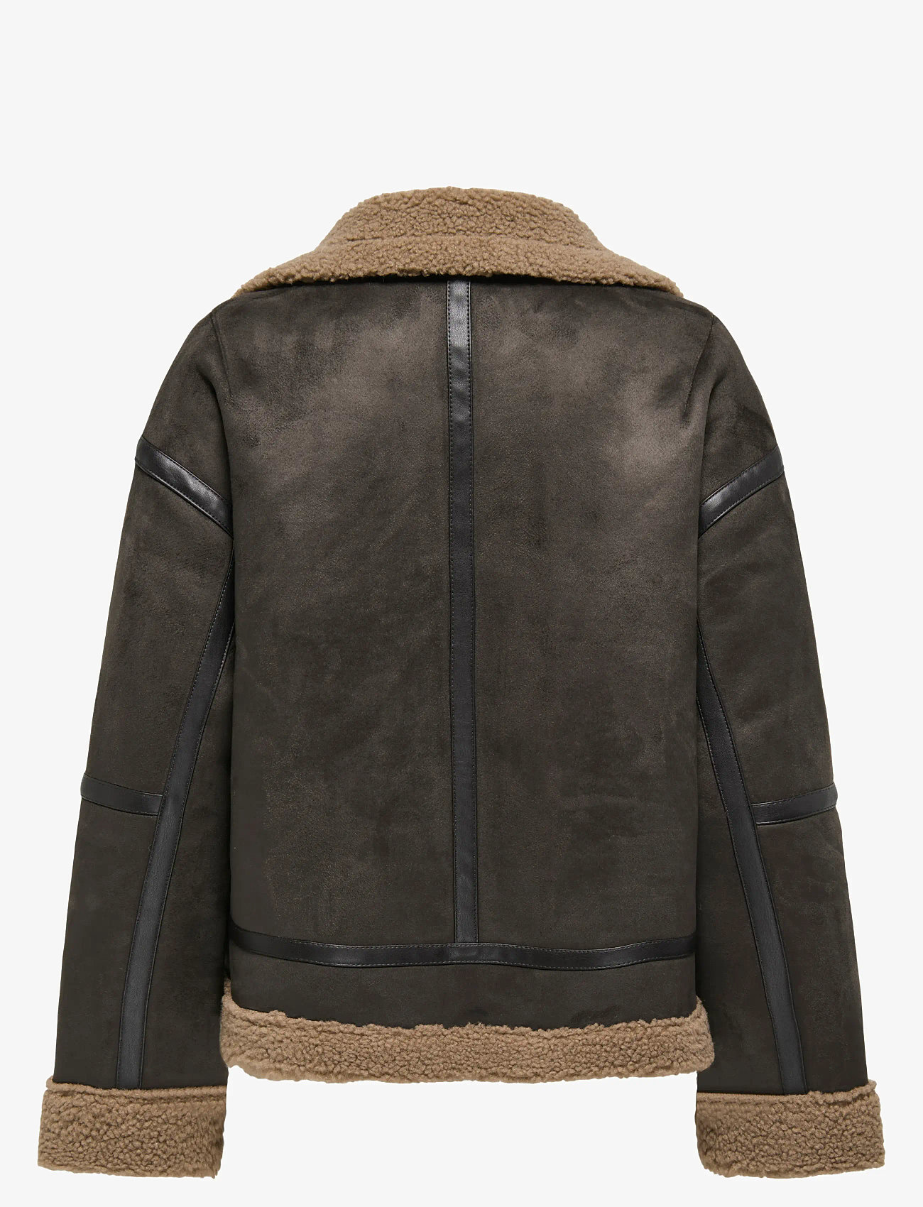 ONLY - ONLKENDRA LIFE BOND OVERSIZJACKET CC OTW - forårsjakker - chocolate torte - 2