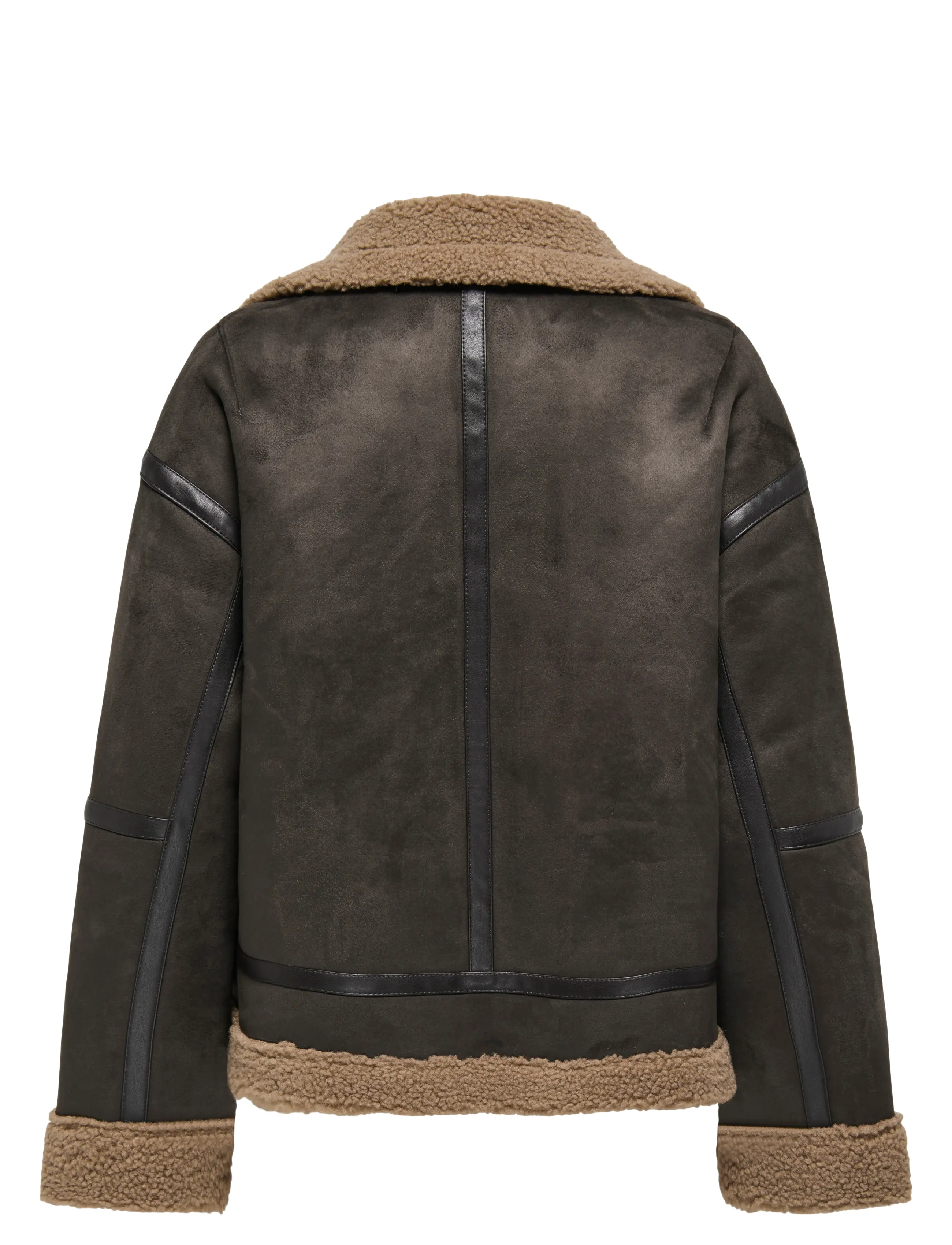 ONLY - ONLKENDRA LIFE BOND OVERSIZJACKET CC OTW - skinnjackor - chocolate torte - 2