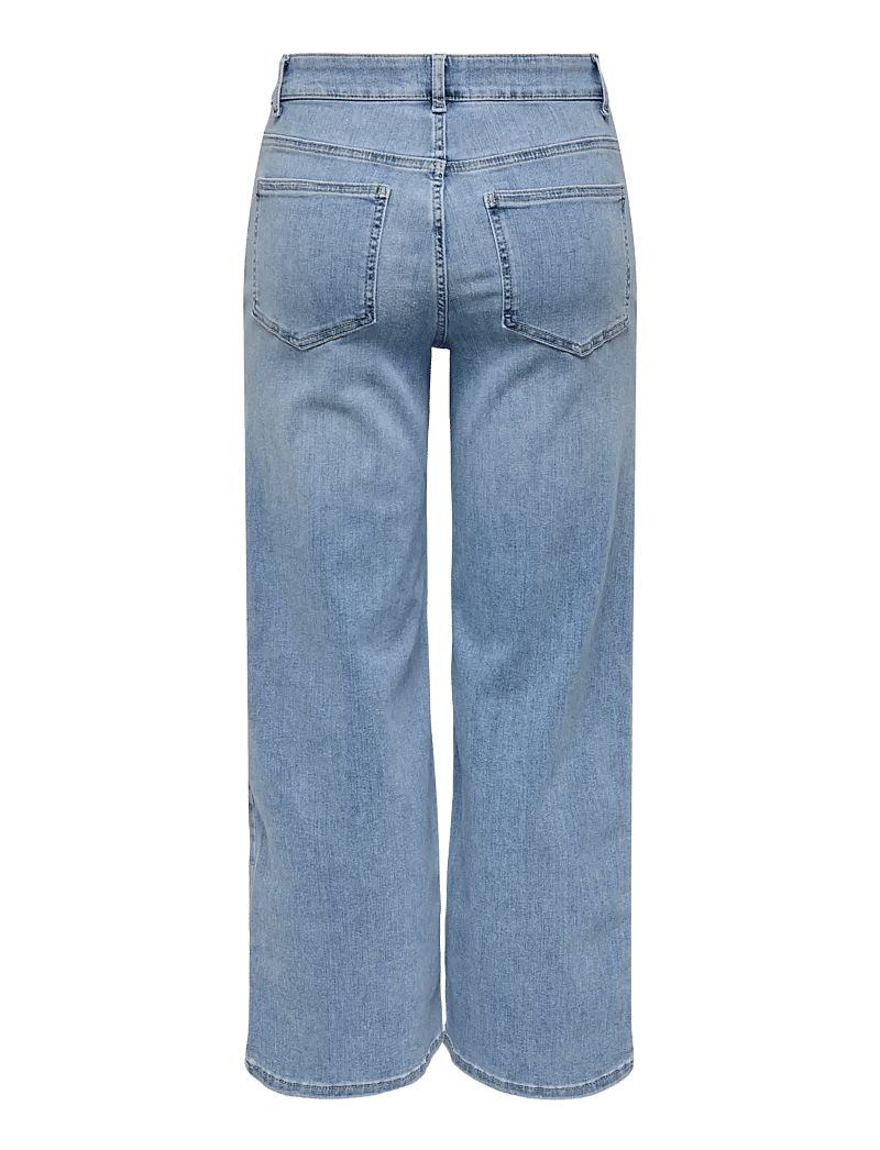 ONLY - ONLMADISON BLUSH HW CP WD DNM CRO371NOOS - vida jeans - light blue denim - 2