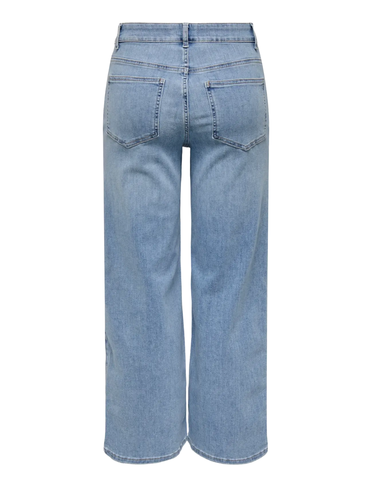 ONLY - ONLMADISON BLUSH HW CP WD DNM CRO371NOOS - brede jeans - light blue denim - 2