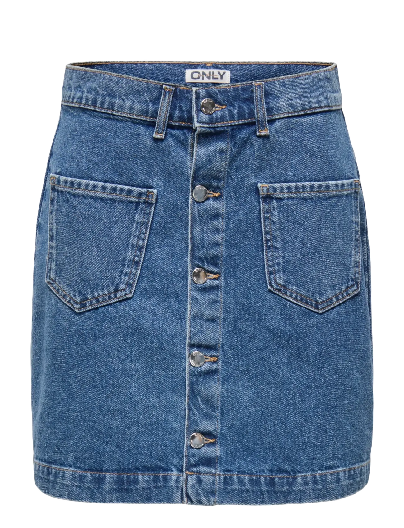 ONLY ONLAMAZING HW SKIRT TAI DNM NOOS - Denimnederdele - MEDIUM BLUE DENIM / blue