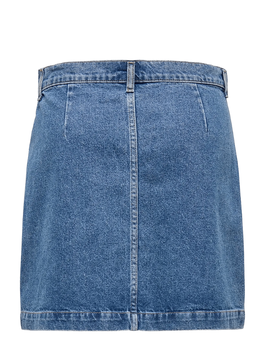 ONLY - ONLAMAZING HW SKIRT TAI DNM NOOS - jeansröcke - medium blue denim - 2