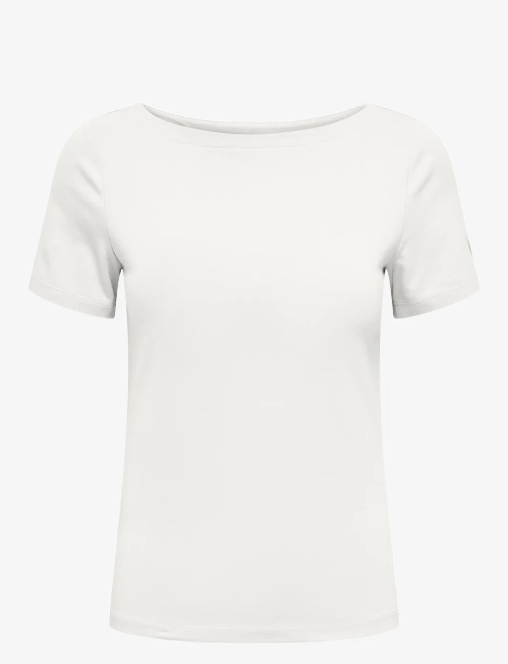 ONLY - ONLLIVE LOVE LIFE S/S BOATNECK TOP JRS - t-shirts - white - 0