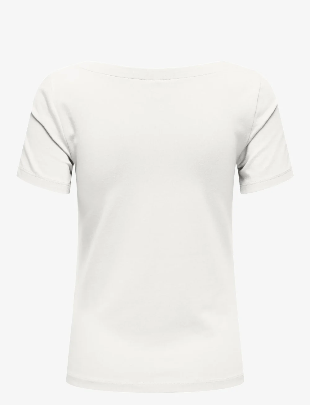 ONLY - ONLLIVE LOVE LIFE S/S BOATNECK TOP JRS - t-shirts - white - 1