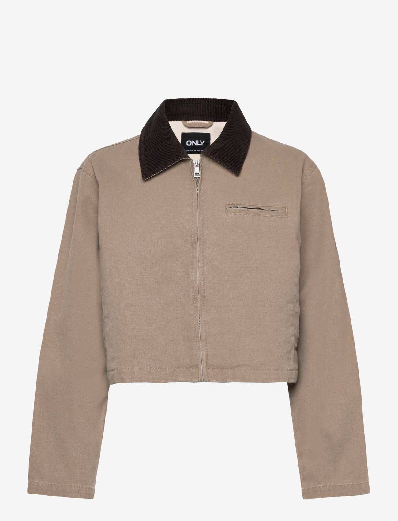 ONLY - ONLCAVA COLLAR JACKET OTW CC - Üleriided - silver mink - 0