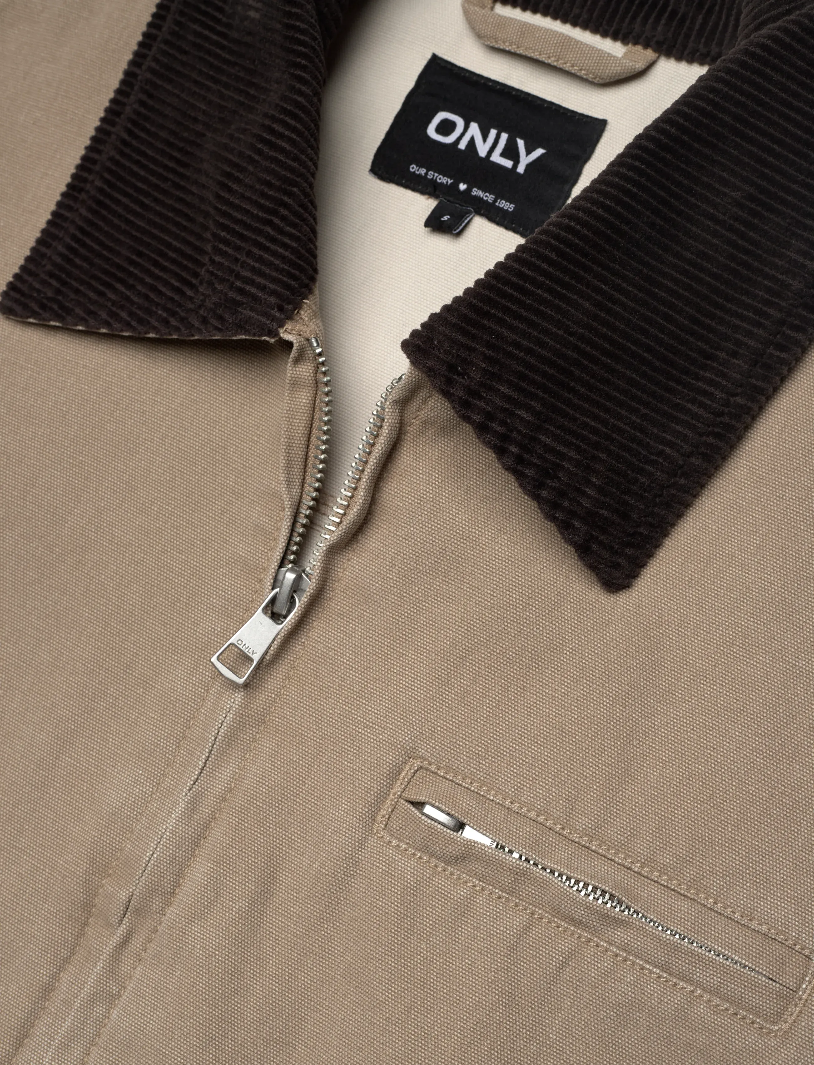 ONLY - ONLCAVA COLLAR JACKET OTW CC - utility jassen - silver mink - 2
