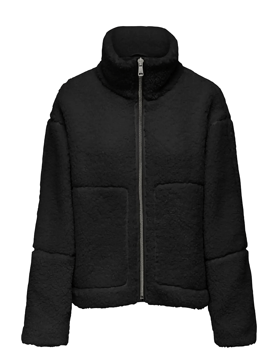 ONLY - ONLASPEN TEDDY JACKET OTW - winter jacket - black - 1