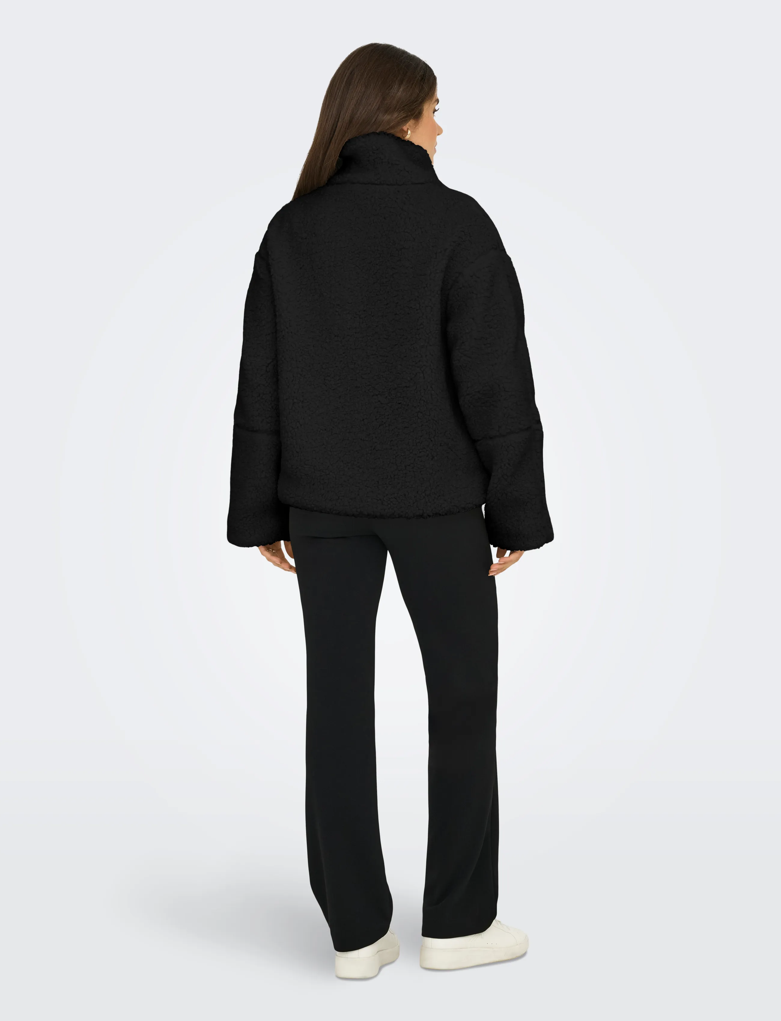 ONLY - ONLASPEN TEDDY JACKET OTW - winter jacket - black - 3