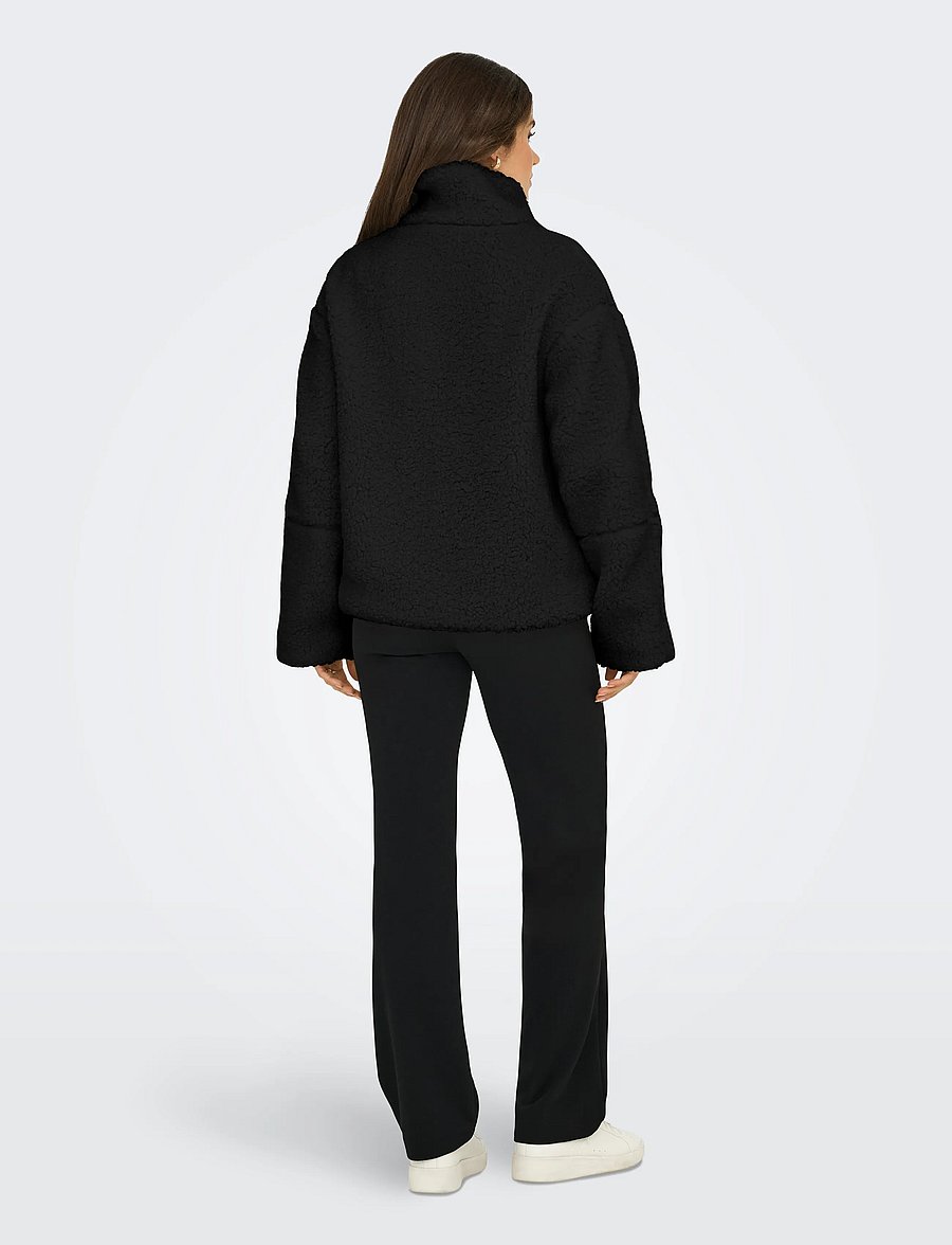 ONLY - ONLASPEN TEDDY JACKET OTW - winter jacket - black - 3