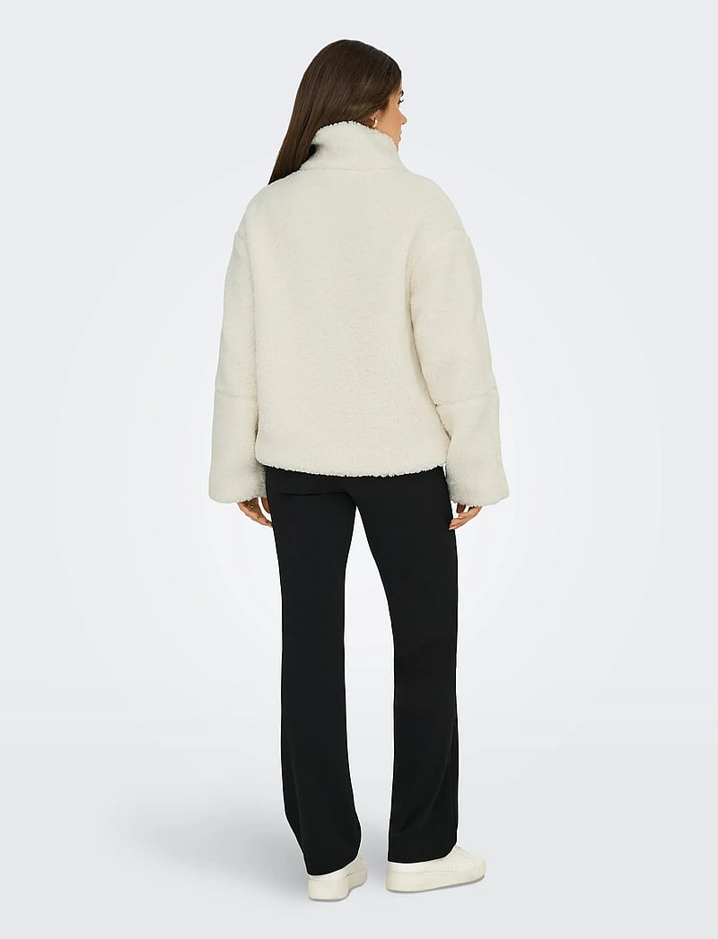 Only Tall teddy jacket in beige Only Tall teddy jacket in beige