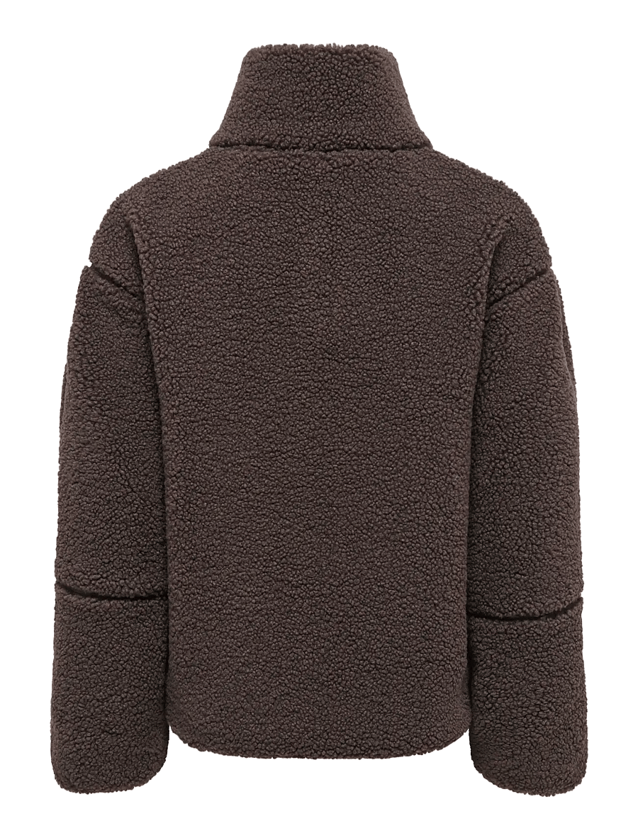 ONLY - ONLASPEN TEDDY JACKET OTW - fleece & midlayer - coffee bean - 2