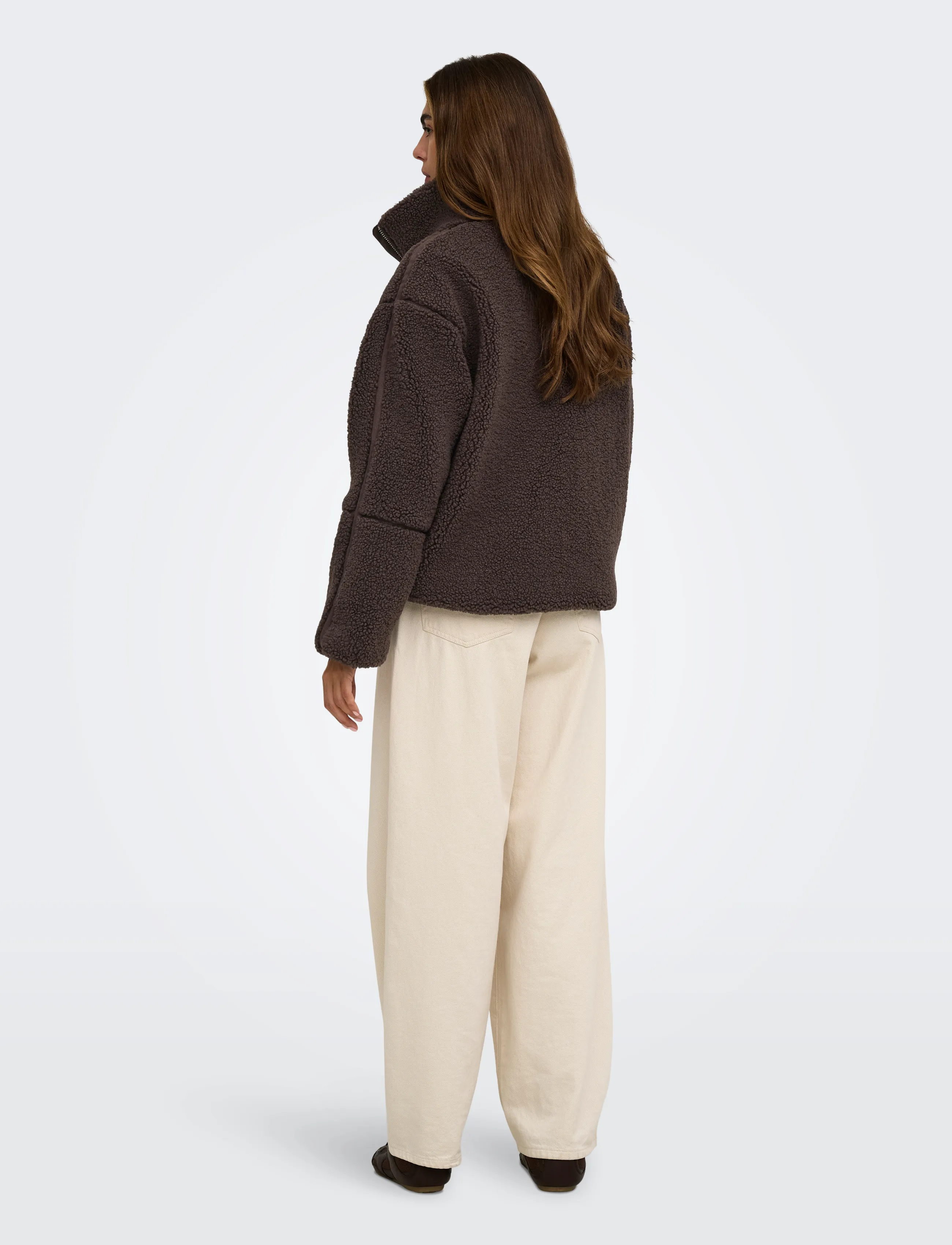 ONLY - ONLASPEN TEDDY JACKET OTW - fleece & midlayer - coffee bean - 3